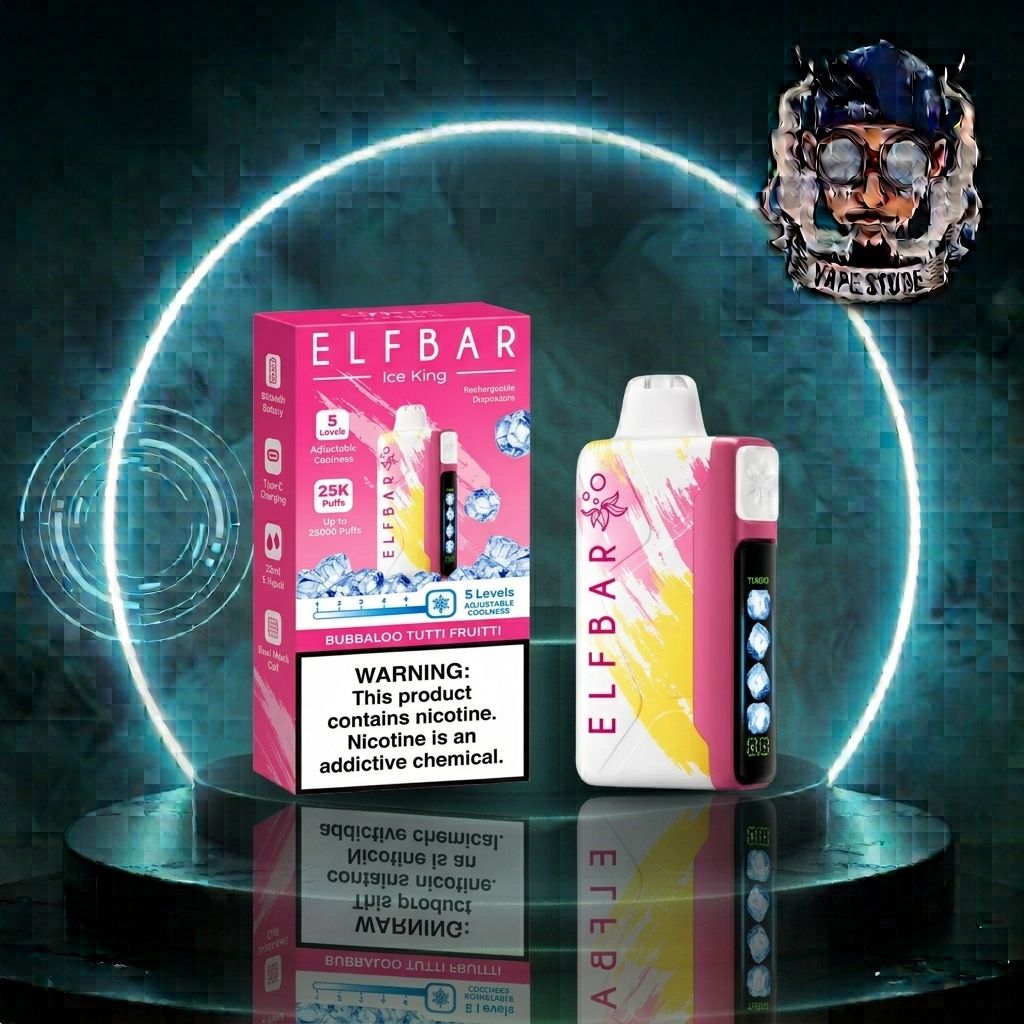 ELFBAR ICE KING 40K BUBBALOO TUTTI FRUTTI